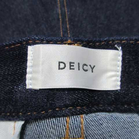 【中古】デイシー deicy パンツ デニム ジーンズ フレア ブーツカット ハイウエスト ストレッチ 0 青 ブルー /CK22｜au PAY  マーケット