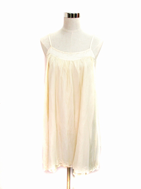 中古 ビュルデサボン Bulle De Savon ワンピース キャミ ミニ レース F ベージュ レディースの通販はau Pay マーケット ブランド古着のベクトル