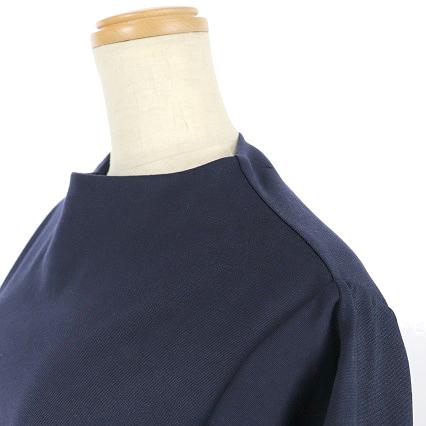 中古 ドゥクラッセ Doclasse ワンピース ひざ丈 ボトルネック 七分袖 切替 バイカラー M 紺 ネイビー 黒 レディースの通販はau Pay マーケット ブランド古着のベクトル