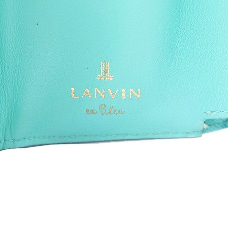 中古】ランバンオンブルー LANVIN en Bleu 財布 三つ折り 小銭入れ