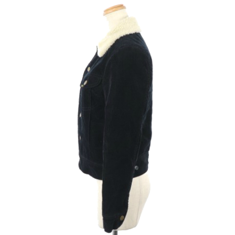 中古 リー Lee ストームライダー Storm Rider ジャケット ステンカラー コーデュロイ ボア Xs 黒 617 レディースの通販はau Pay マーケット ブランド古着のベクトル