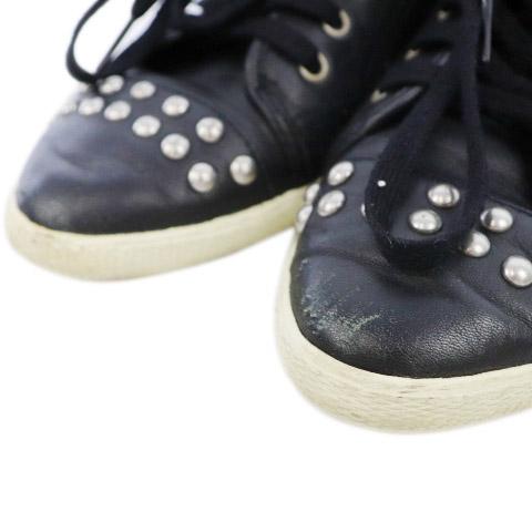 中古 マークバイマークジェイコブス Marc By Marc Jacobs シューズ スニーカー ハイカット 36 黒 レディースの通販はau Pay マーケット ブランド古着のベクトル