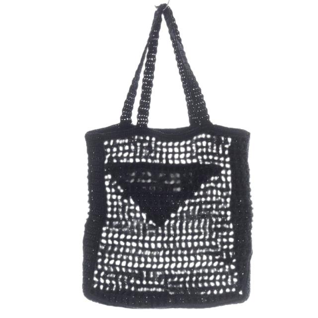 【中古】プラダ PRADA ラフィア かごバッグ ハンドバッグ トートバッグ 黒 白 /SR ■OH ■GY49 レディース 中古】プラダ PRADA ラフィア かごバッグ ハンドバッグ トートバッグ
