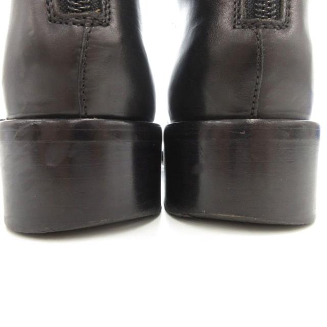 中古】サルトル SARTORE レザー ロングブーツ クロスストラップ 37 黒