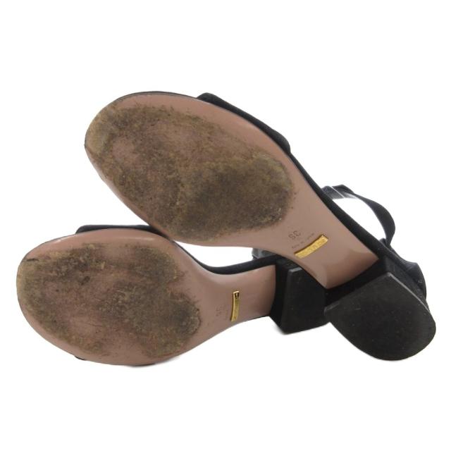 中古】グッチ GUCCI ホースビット アンクルストラップサンダル