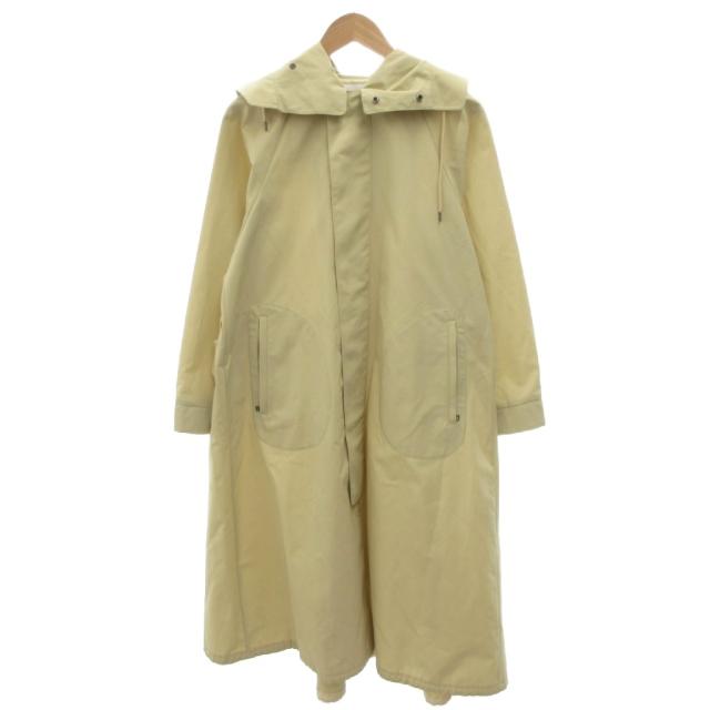 【中古】VACHEMENT ヴァシュモン コート F ベージュ フード付き フーデッド ロング /FF ■GY62 レディース