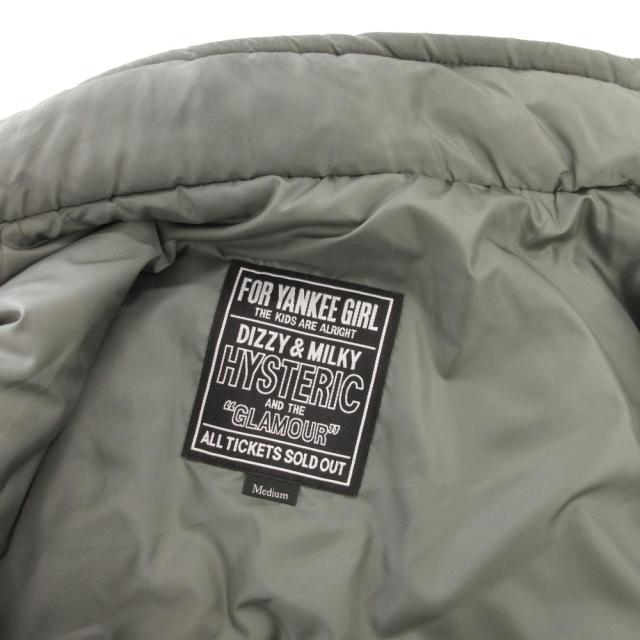 【中古】ヒステリックグラマー HYSTERIC GLAMOUR 02243AV02 VIXEN GIRLワッペン ミリタリーベスト ジャケット M_4