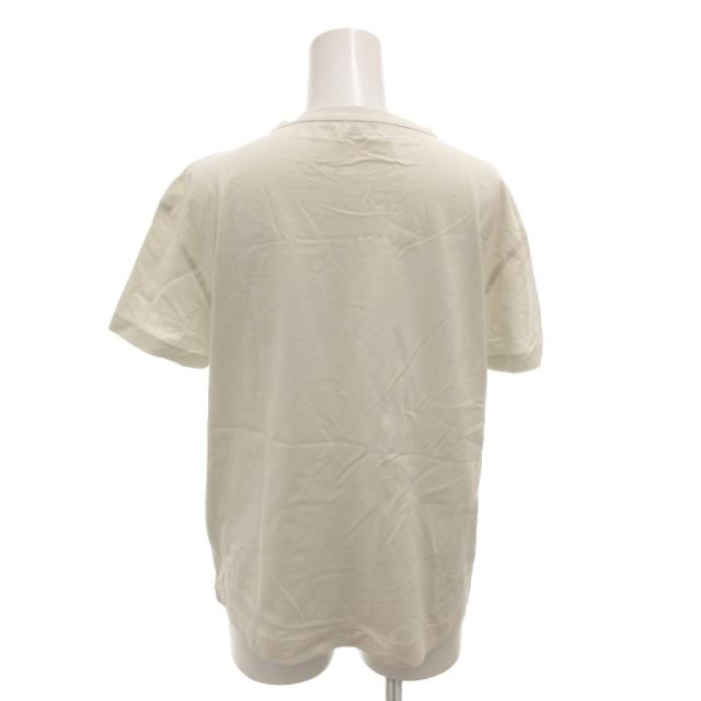 【中古】ブルネロクチネリ BRUNELLO CUCINELLI Tシャツ 38 白 ホワイト 半袖 ラウンドネック ビジュー /FF ■GY62_1