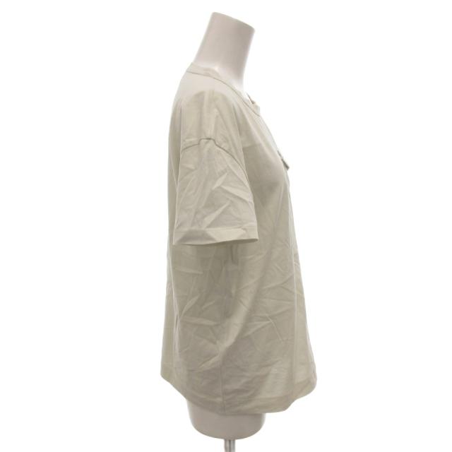 【中古】ブルネロクチネリ BRUNELLO CUCINELLI Tシャツ 38 白 ホワイト 半袖 ラウンドネック ビジュー /FF ■GY62_2