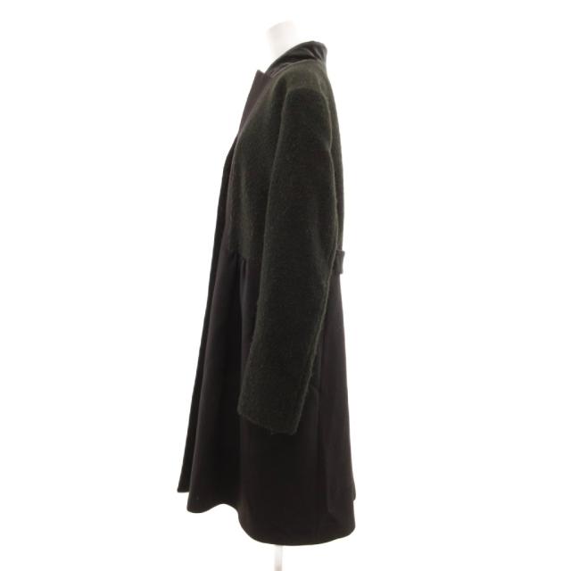 【中古】エトロ ETRO ロング コート ウール シルク裏地 裏地総柄 46 カーキ /JS ■GY62 レディース_2