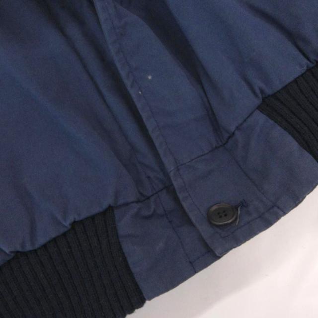 【中古】グッドイナフ GOODENOUGH 90s ヴィンテージ ダービージャケット ブルゾン ニット切替 S 紺 ネイビー_5