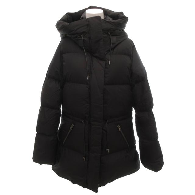【中古】MACKAGE FREYA-SW マッカージュ ダウンジャケット ブルゾン フード ナイロン S 黒 ブラック