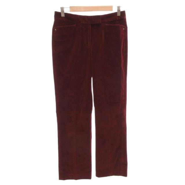 【中古】ロロピアーナ Loro Piana コーデュロイパンツ スリム 42 ボルドー /FF ■GY62 