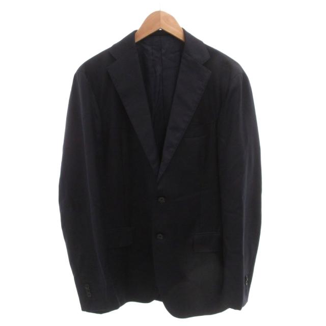 【中古】salotto di guji スリーピース スーツ セットアップ ジャケット パンツ ベスト ウール 52 紺 ネイビー_1