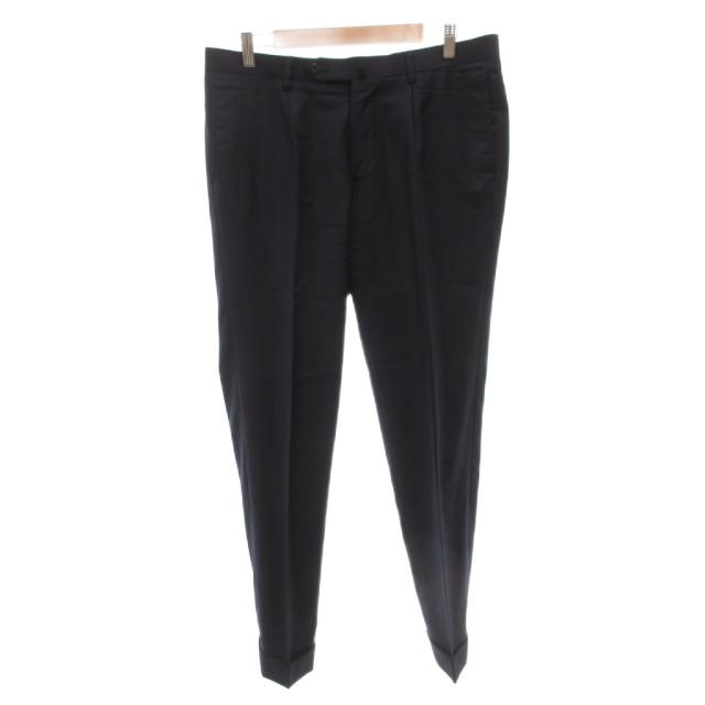 【中古】salotto di guji スリーピース スーツ セットアップ ジャケット パンツ ベスト ウール 52 紺 ネイビー_3