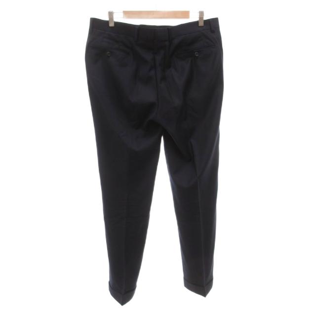 【中古】salotto di guji スリーピース スーツ セットアップ ジャケット パンツ ベスト ウール 52 紺 ネイビー_4
