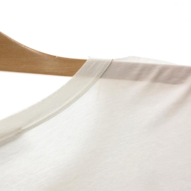 【中古】ジルサンダー JIL SANDER Tシャツ カットソー ロゴ プリント 薄手 半袖 M 白 ホワイト /FF ■GY62 メンズ_5