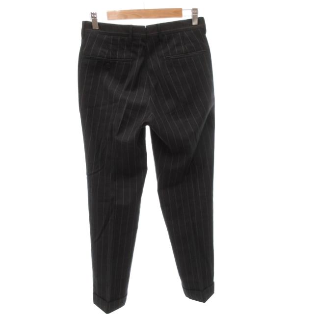 【中古】シップス SHIPS DORMEUIL セットアップ スーツ ダブル ジャケット パンツ ストライプ 42 グレー /FF ■GY62_4