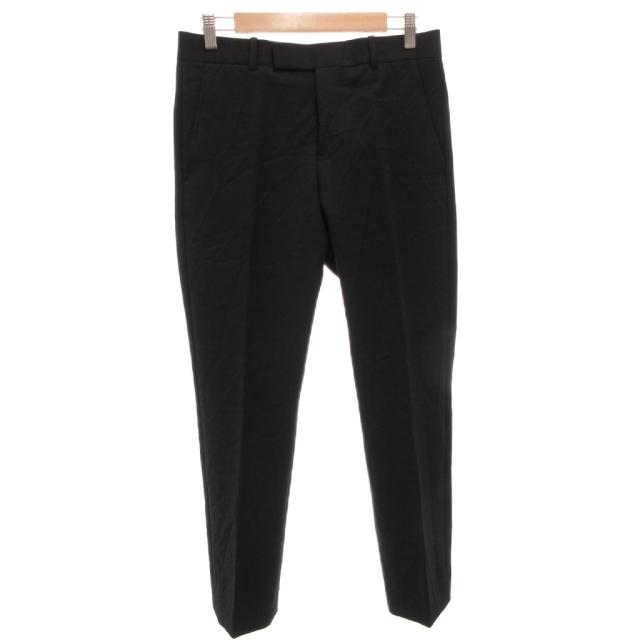 【中古】マルニ MARNI パンツ スラックス テーパード センタープレス 44 黒 ブラック /FF ■GY62 レディース