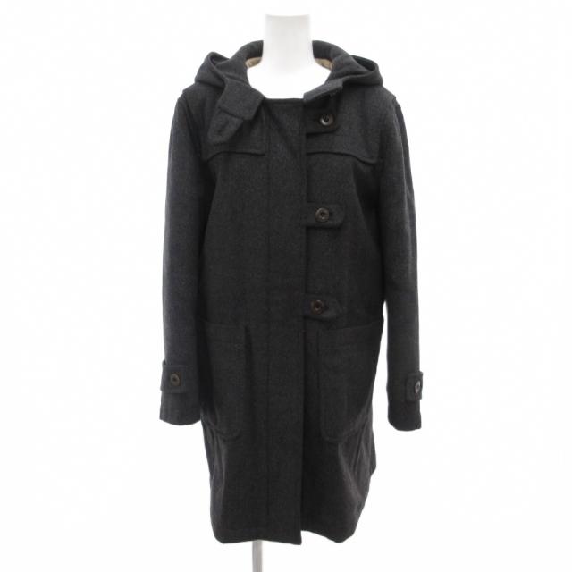 【中古】マックスマーラ ウィークエンドライン MAX MARA WEEKEND LINE 中綿コート ジップアップ ボタン メルトン 38