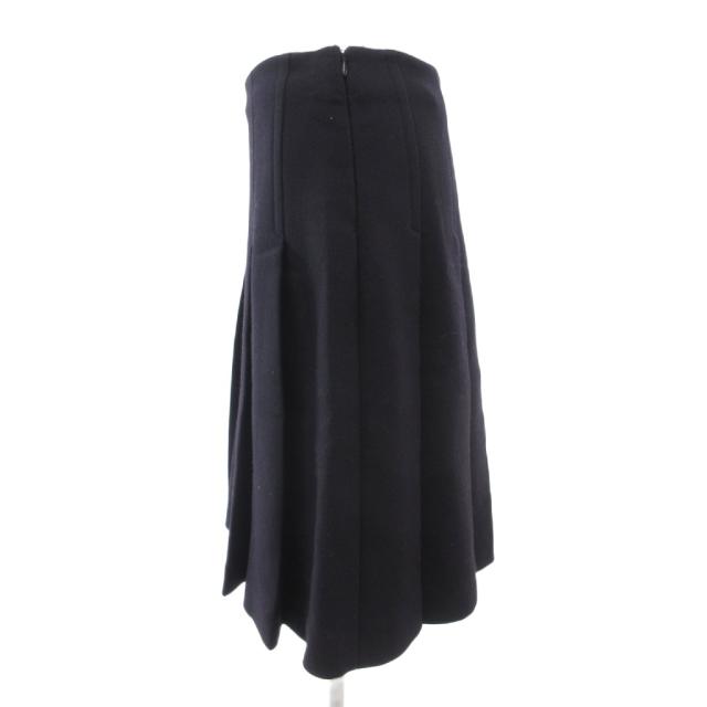 【中古】マルニ MARNI プリーツスカート 38 ひざ丈 フレア ウール 紺 ネイビー /JS ■GY62 レディース_2