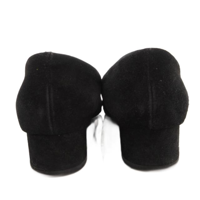 【中古】シャネル CHANEL パンプス ココマーク スエード エナメル 36 黒 ブラック /FF ■GY62 レディース_4
