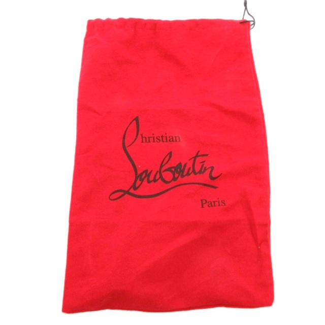 【中古】クリスチャンルブタン Christian louboutin ウェッジソール パンプス ラウンドトゥ エナメル 36 赤 レッド_7