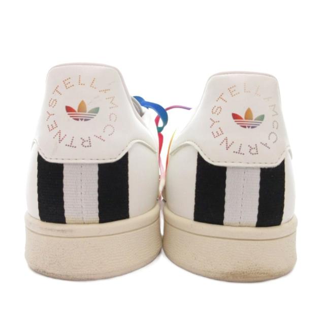 【中古】adidas by Stella McCartney スタンスミス スニーカー シューズ 星型パンチング 27.5 白 ホワイト