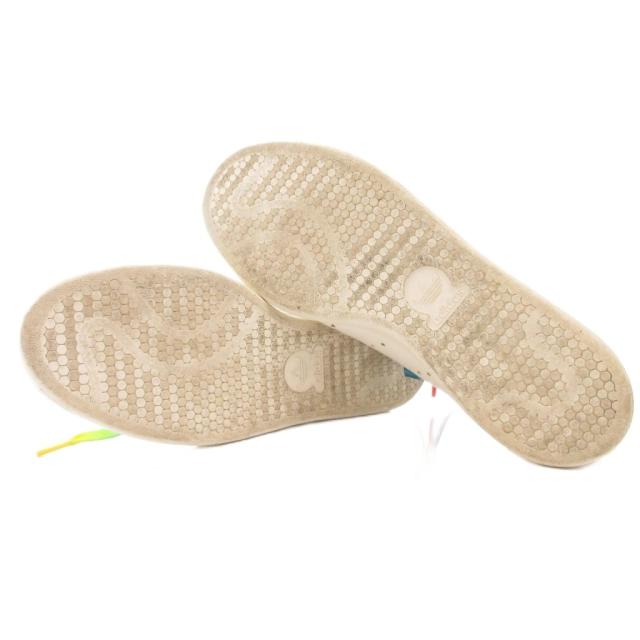 【中古】adidas by Stella McCartney スタンスミス スニーカー シューズ 星型パンチング 27.5 白 ホワイト