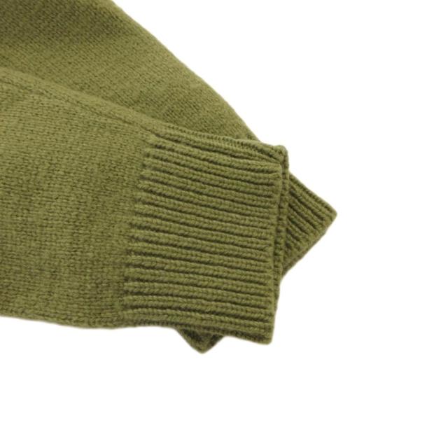 【中古】THE ELDER STATESMAN カシミヤニット セーター Vネック 長袖 XS 緑 グリーン /FF ■GY62 レディース_4