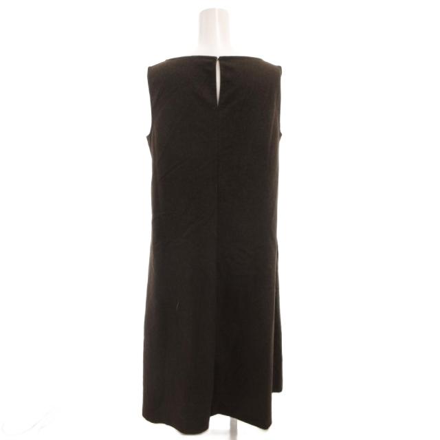 【中古】ファビアナフィリッピ FABIANA FILIPPI ワンピース ラウンドネック ノースリーブ ロング XS 緑