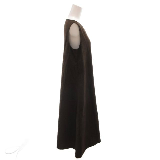 【中古】ファビアナフィリッピ FABIANA FILIPPI ワンピース ラウンドネック ノースリーブ ロング XS 緑