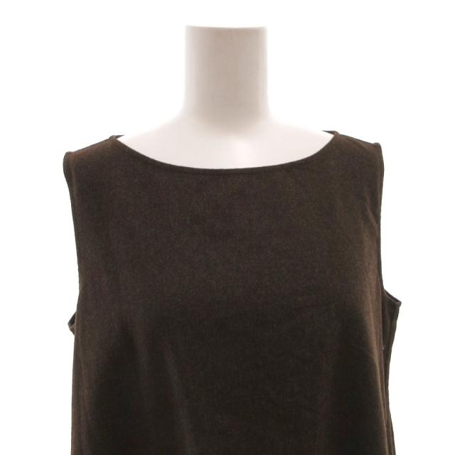 【中古】ファビアナフィリッピ FABIANA FILIPPI ワンピース ラウンドネック ノースリーブ ロング XS 緑