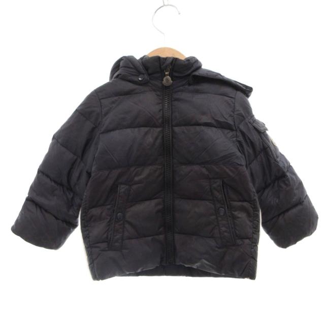 【中古】モンクレール MONCLER AYMERIC ダウンジャケット ブルゾン ロゴワッペン 刺繍 紺 ネイビー /FF ■GY62