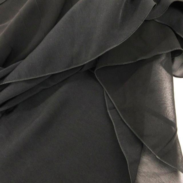 【中古】ベロアノワール バイ フォクシー ニューヨーク Dress Crystal Pleats ベロア ワンピース ドレスビジュー 40