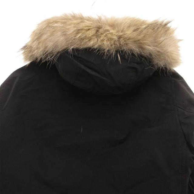 【中古】ウールリッチ WOOLRICH アークティックパーカ ダウンジャケット コヨーテファー ブルゾン フード XS 黒_3