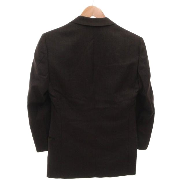 【中古】ジョルジオアルマーニ GIORGIO ARMANI スーツ セットアップ ジャケット パンツ ウール 36 茶 ブラウン_2