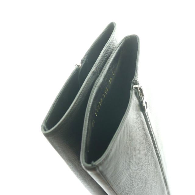 【中古】サルヴァトーレフェラガモ Salvatore Ferragamo ロングブーツ ガンチーニ金具 8.5 黒 ブラック /SS ■OS_3