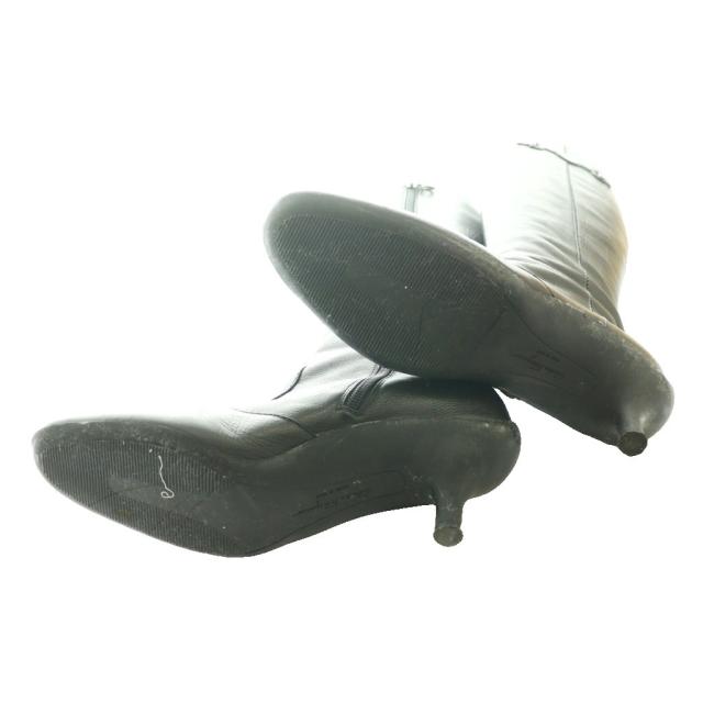 【中古】サルヴァトーレフェラガモ Salvatore Ferragamo ロングブーツ ガンチーニ金具 8.5 黒 ブラック /SS ■OS_6
