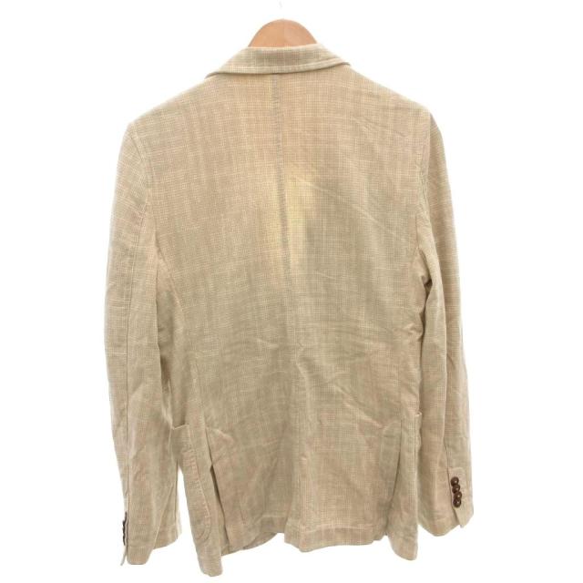 【中古】チルコロ1901 CIRCOLO1901 スール セットアップ シングル ジャケット パンツ 総柄 48 ベージュ_2