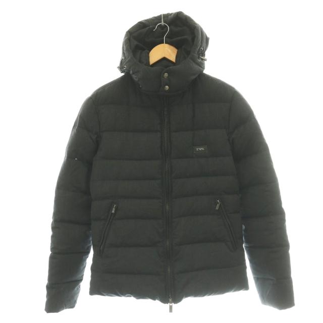 【中古】エンポリオアルマーニ EMPORIO ARMANI Matte 中綿ブルゾン ジャケット 黒 ブラック /SS ■OS ■GY62 メンズ