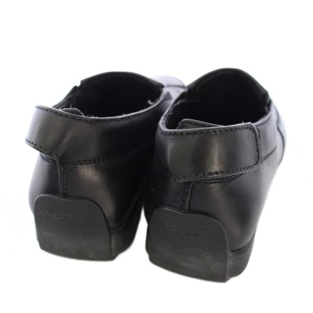 【中古】グッチ GUCCI スリッポン シューズ レザー 35.5 黒 ブラック /TK ■GY62 レディース_6