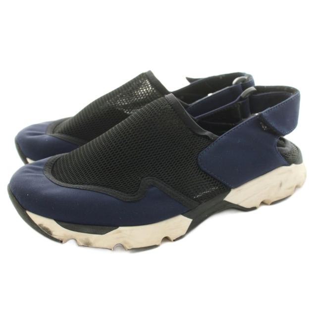 MARNIマルニ スポーツサンダル スニーカー ストラップ メッシュ　ネイビー 中古】マルニ MARNI スポーツサンダル スニーカー ストラップ メッシュ