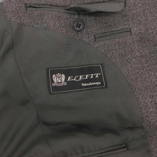 【中古】イヴサンローラン YVES SAINT LAURENT スーツ セットアップ ビジネス シングル ジャケット B98 グレー_6