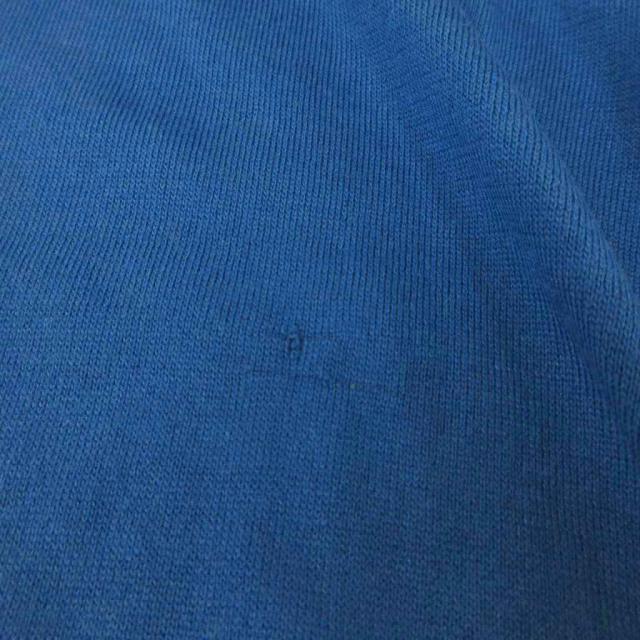 【中古】ドルチェ&ガッバーナ ドルガバ DOLCE&GABBANA シルクニット セーター Vネック 絹 長袖 46 青 ブルー