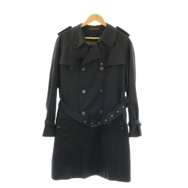 【中古】マッキントッシュ MACKINTOSH ライナー付き トレンチコート ベルト付き 40 ブラック /DF ■GY62 メンズ