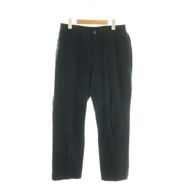 【中古】ランバン LANVIN パンツ テーパード センターシーム 50 紺 ネイビー