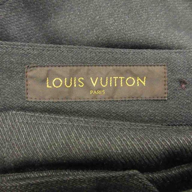 【中古】ルイヴィトン LOUIS VUITTON パンツ スラックス ウール 40 ダークグレー 無地 長ズボン /KK ■GY62 メンズ_5