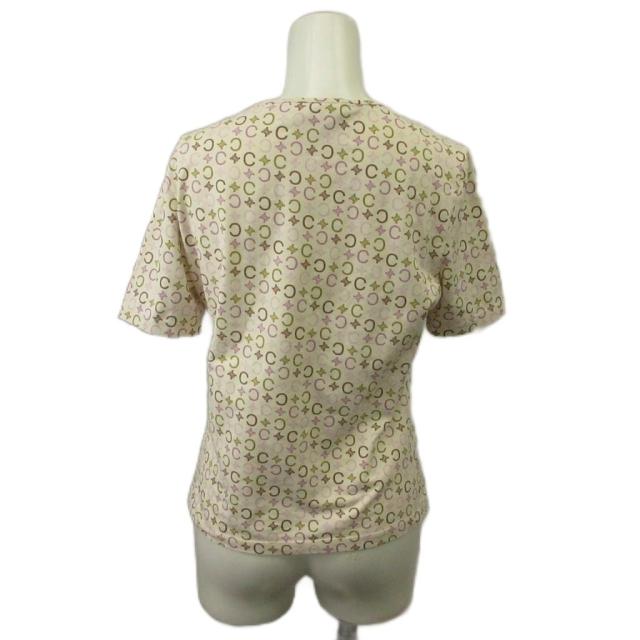【中古】セリーヌ CELINE Tシャツ カットソー  M 白 ホワイト ラウンドネック 半袖 /RN ■GY62 レディース_2
