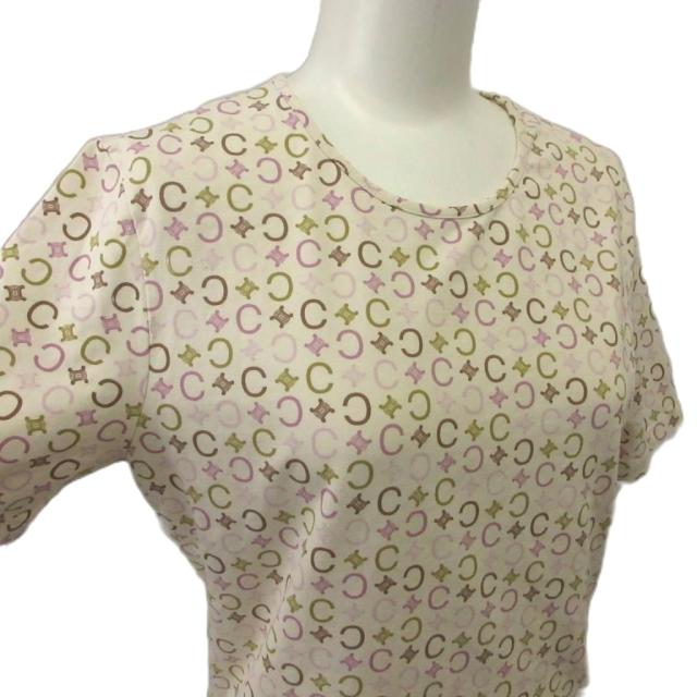 【中古】セリーヌ CELINE Tシャツ カットソー  M 白 ホワイト ラウンドネック 半袖 /RN ■GY62 レディース_3